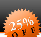 25% OFF reduction